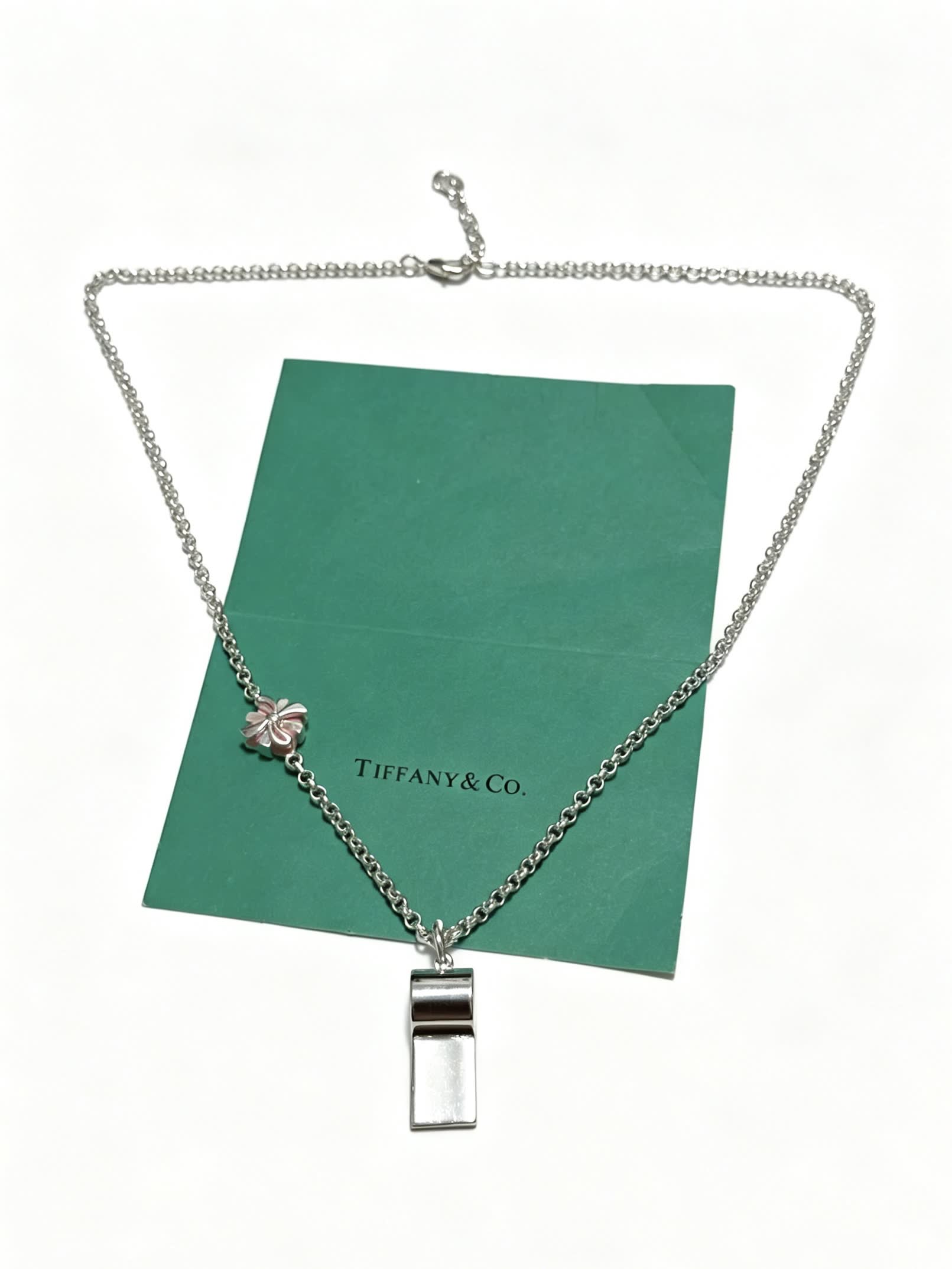 Tiffany & Co. Sterling Silver Whistle Necklace